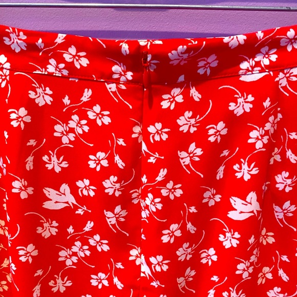 J. Crew Mercantile Red Ruffle Skirt - Picture 5 of 7